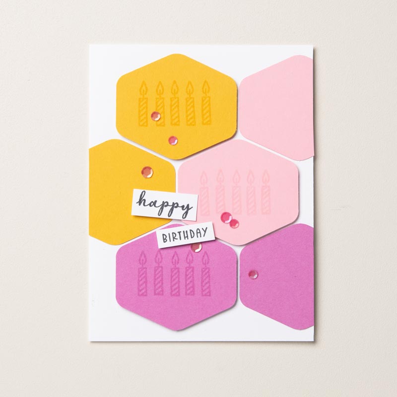 A birthday card idea for teen featuring multiple colors.