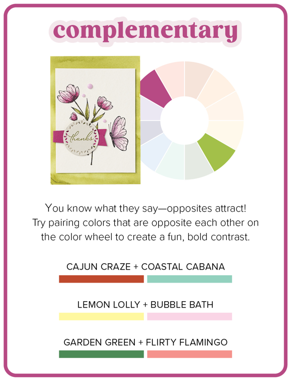 Complementary colors are the first ones that offer a real pop in art and design. While you find them in directly opposite positions from one another on the color wheel, these color pairings prove that opposites attract.