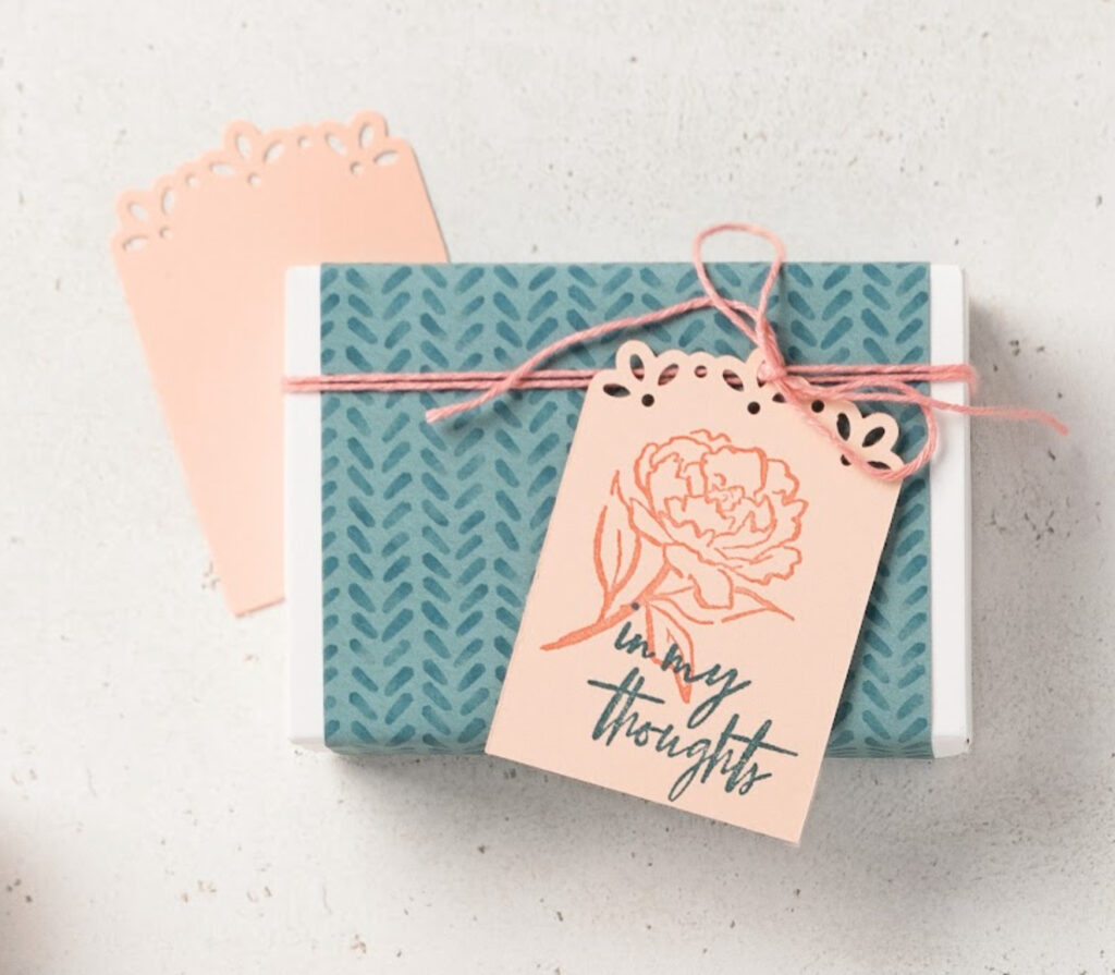 Using tag topper punches is great for creating DIY gift tags. You can get creative with how long you’d like your tag to be, how you’d like to decorate it, what message to write on it, and how to attach your tag to your gift or craft