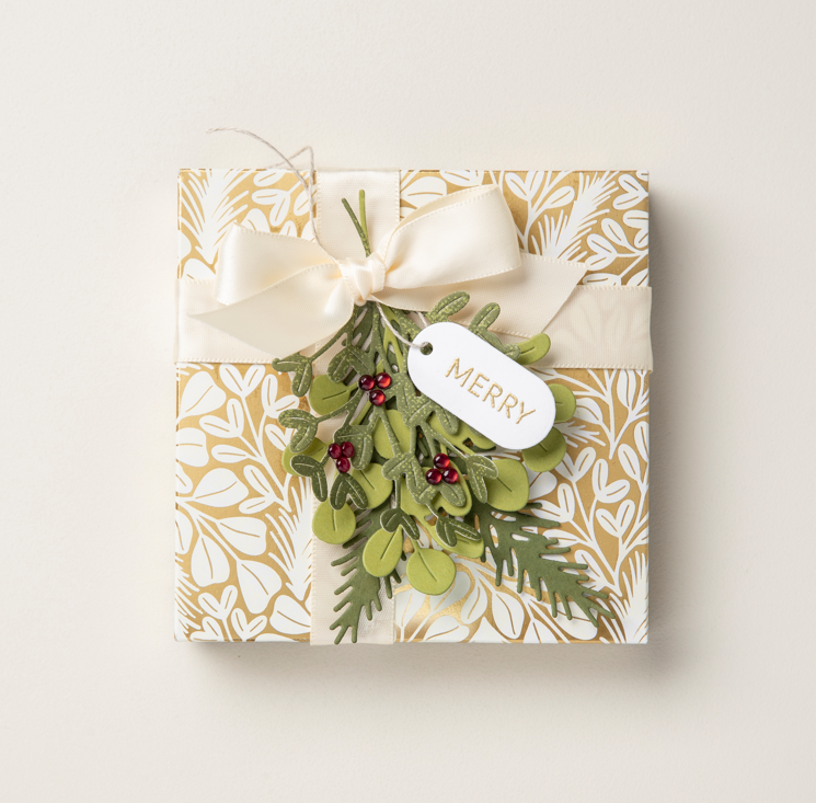 If you’re ready to personalize your handmade designs further, another way we love to embellish is by creating custom gift boxes for special occasions. Using ribbons, twine, and hand-stamped elements, you can layer on the personality and literally tie it up with a bow!