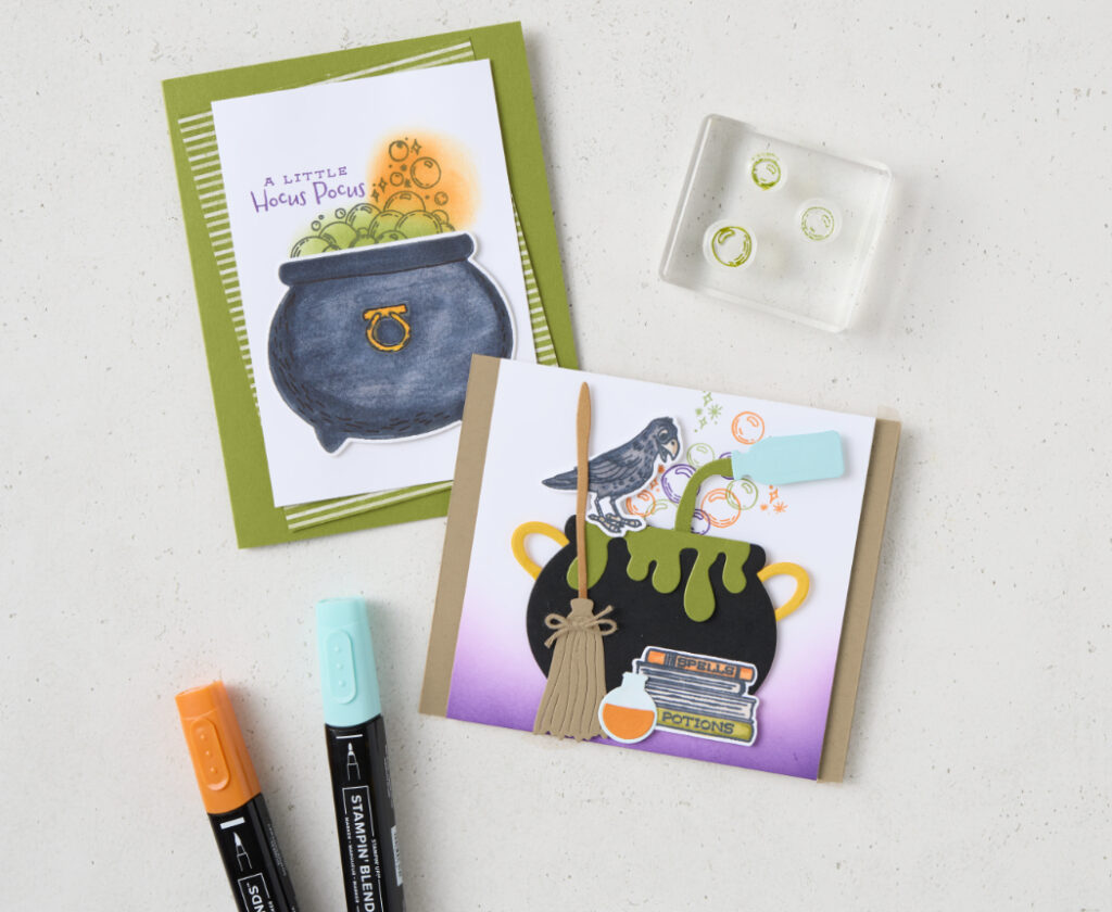 The stickers in the Halloween Spells Designer Series Paper & Sticker Sheet makes it easy to create scrapbook page designs using your own eye for layout and more.