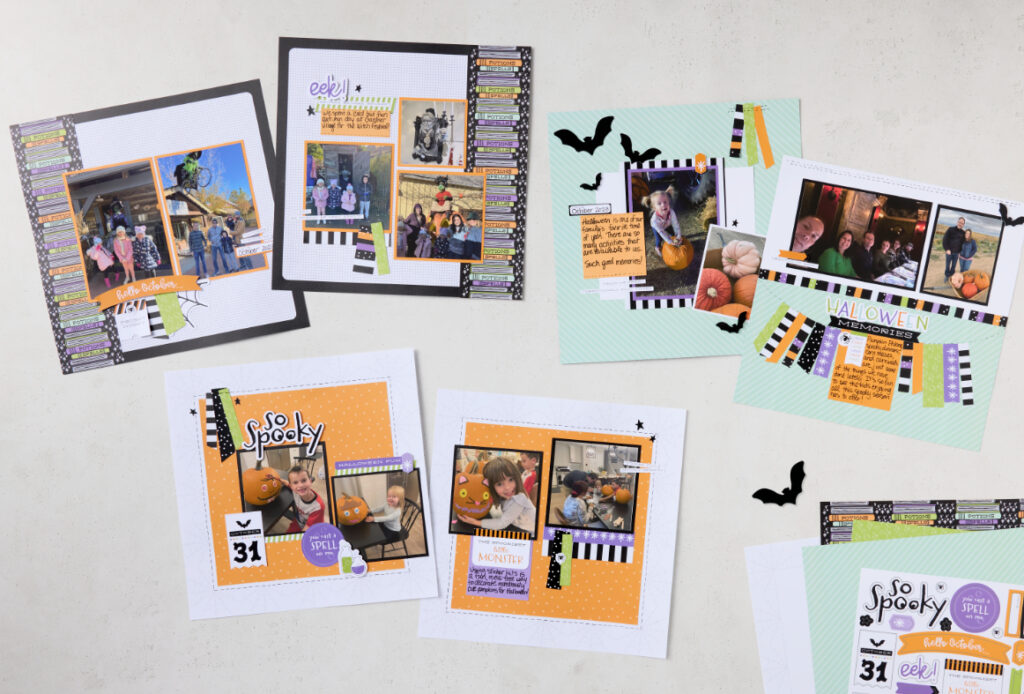 With the right papers, stamps, and dies, your Halloween scrapbooking ideas can come together with ease and a whole lot of spooky fun!