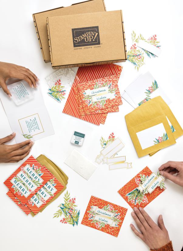 Whether you’re new to Christmas crafting, short on time, or just want to utilize a simpler approach, a kit is a simple way to create DIY Christmas cards.