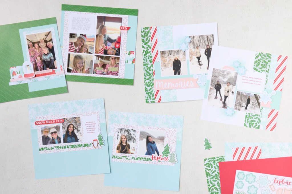 Scrapbooking memories of Christmas doesn’t have to be complicated. There are many ways to do Christmas scrapbooking that look good and are easy to execute.