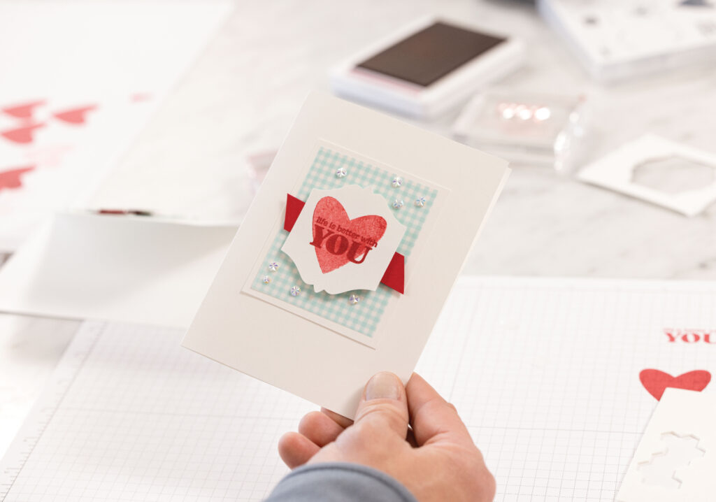 The written words inside the card are THE most important aspect of any home-crafted card at Stampin’ Up!. We often hear about how a relationship was strengthened by making, sending, and receiving a card. Creative activities like these can bring people together!