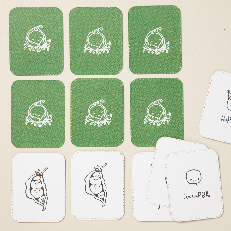 A Handmade matching game is a great way to utilize a favorite stamp set to engage kids in an interactive and fun way while offering them that extra boost of homemade love