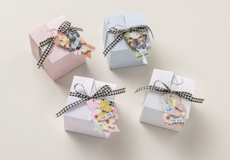 Making Gift Boxes from Greeting Cards