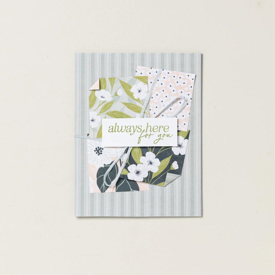 Le cœur de l’artisanat en papier, c’est le papier, et notre nouveau papier de la série Designer Lovely Blossoms ne pourrait pas être plus parfait pour les cartes de la fête des Mères.