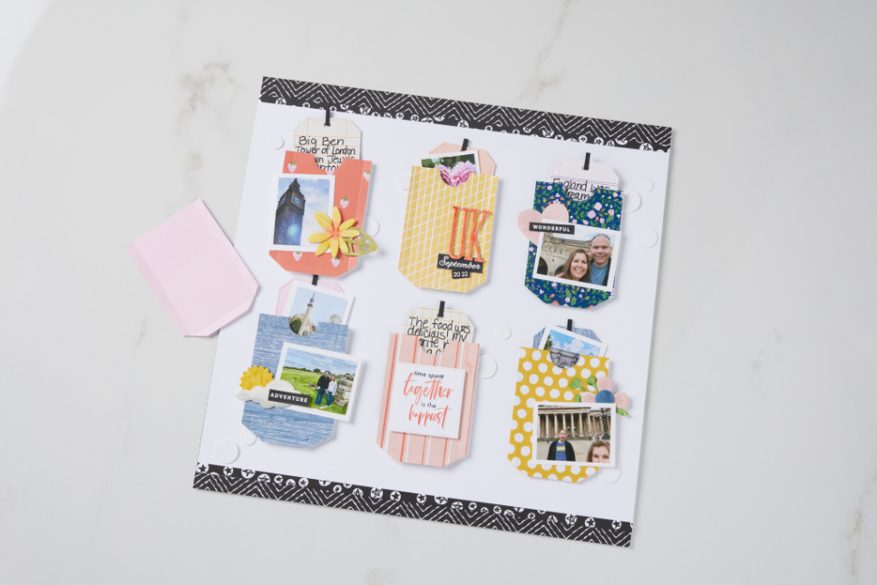 Gebruik ephemera om je scrapbookpagina te verlevendigen