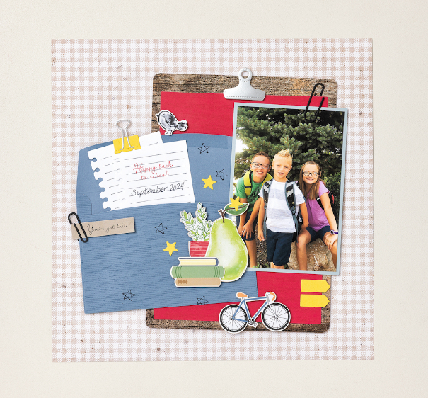 Que vous découpiez des formes dans du papier à motifs ou que vous utilisiez des éphémères ou des autocollants pour créer des images détaillées, l'ajout de couches à votre récit vous aidera à créer de magnifiques pages de scrapbooking qui seront conservées pendant des années.