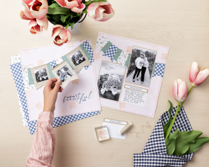 Het is niet alleen leuker om de Stampin' Up! Virtual Album Retreat in real time bij te wonen, maar het geeft je ook de kans om de energie te voelen, vragen te stellen, te interageren en contact te maken met andere scrapbookers. 
