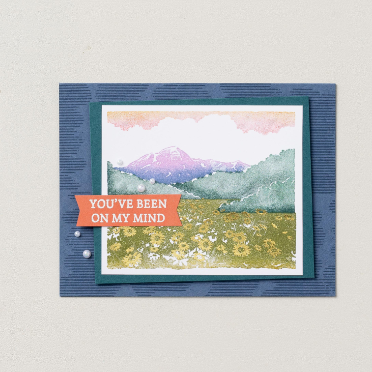 Some hot foil bundles include coordinating stamp sets. When working with stamps and hot foil dies, it’s important to know how you want the images to work together.